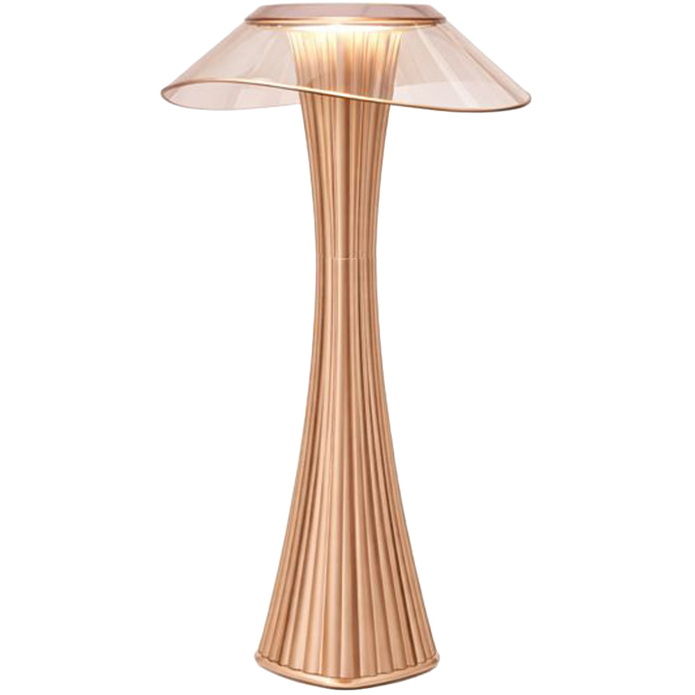  Buy Table Lamp Rechargeable USB Touch LED – Dimmable, 3 Light Tones – Modern and Minimalist Design – Lazyr Rose Gold 60103 - in the UK
