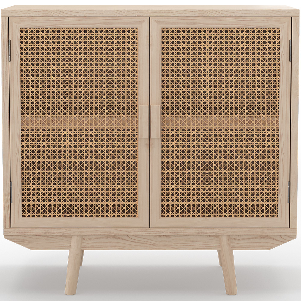  Buy Natural Wood Sideboard - Boho Bali Design - 2 doors - Wada Natural 60510 - in the UK