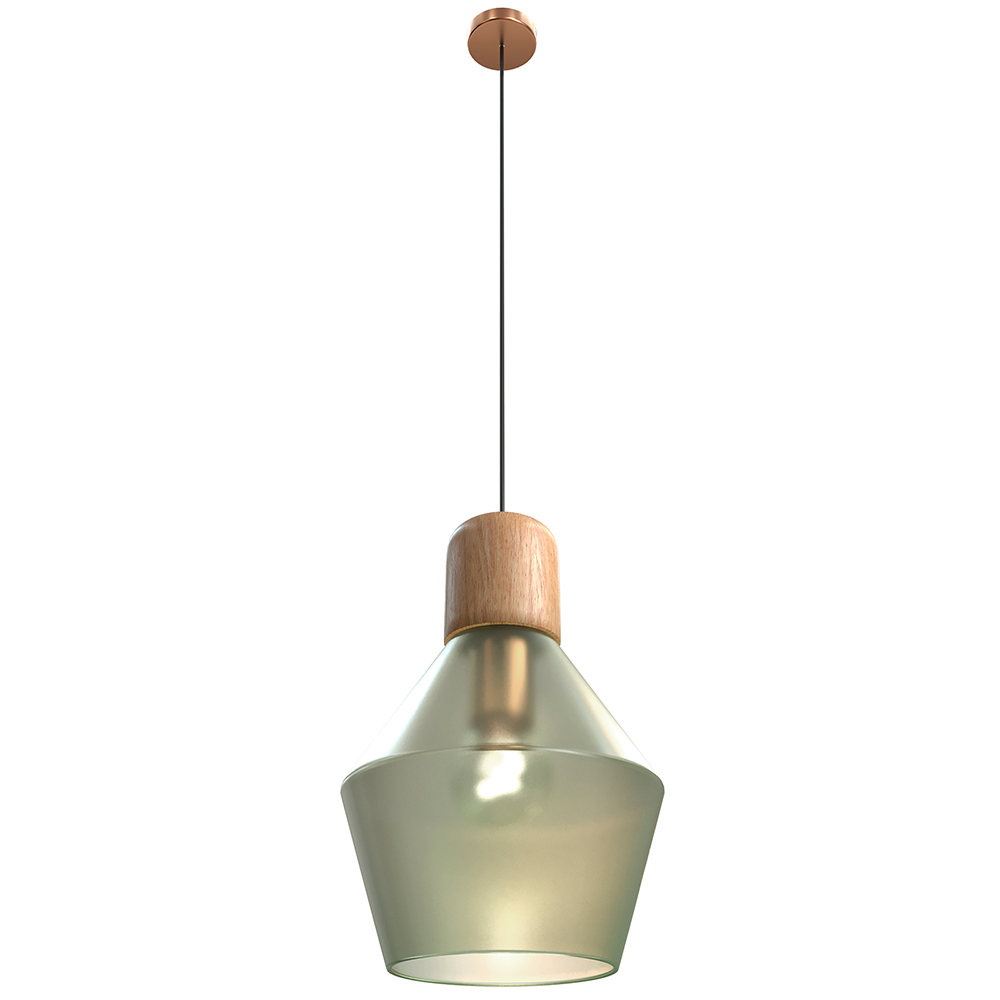  Buy Hanging Lamp - Nordic Style in Glass - Hay Green 60516 - in the UK