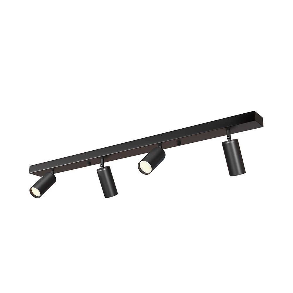  Buy Rail Ceiling Lamp - 4 Adjustable Spotlights - 90CM - Wada Black 60519 - in the UK