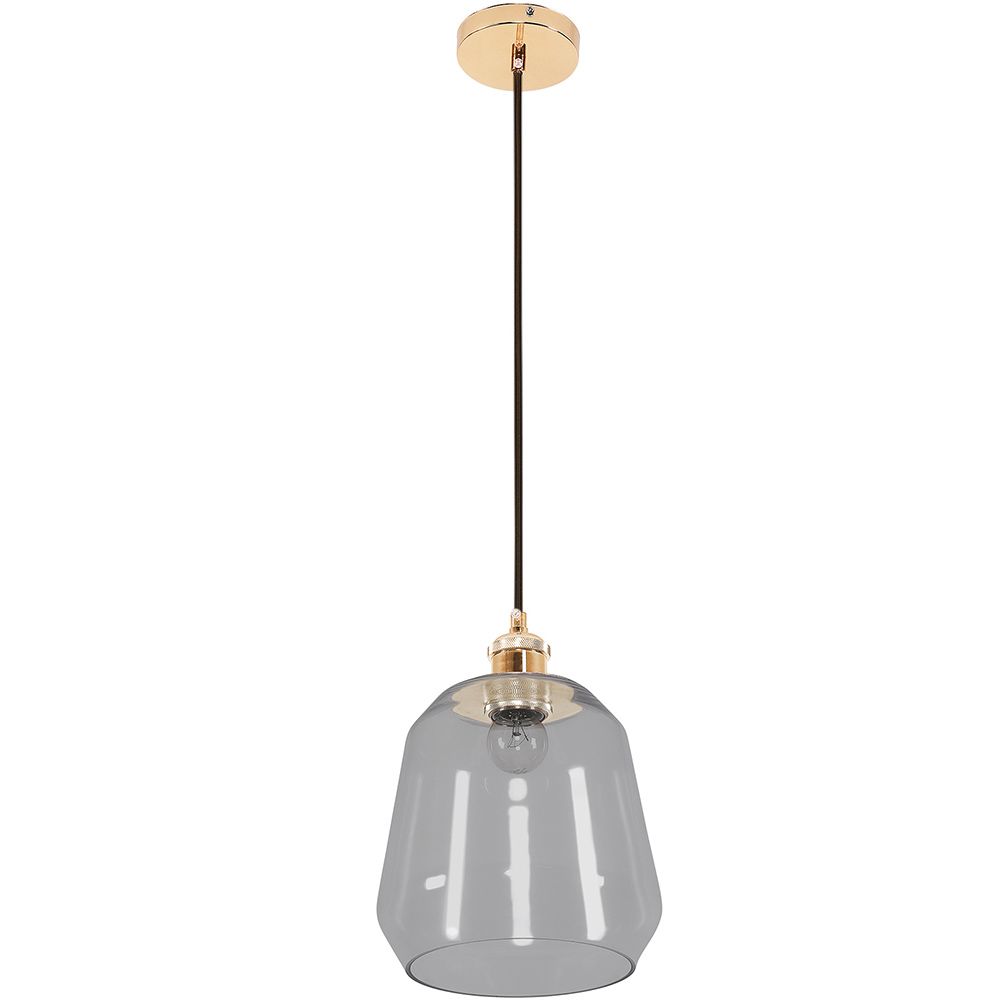  Buy Amaia pendant lamp - Crystal and metal Grey 60530 - in the UK