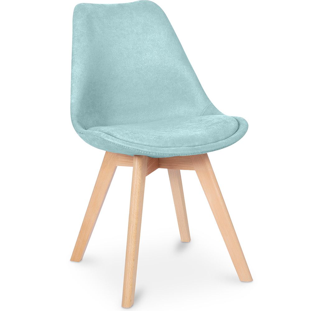  Buy Scandinavian Padded Dining Chair Pastel blue 59892 - in the UK