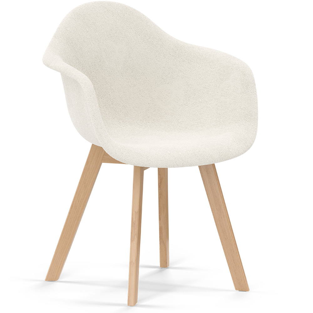 Buy Dining Chair - Boucle Upholstery - Amir  White 60617 - in the UK