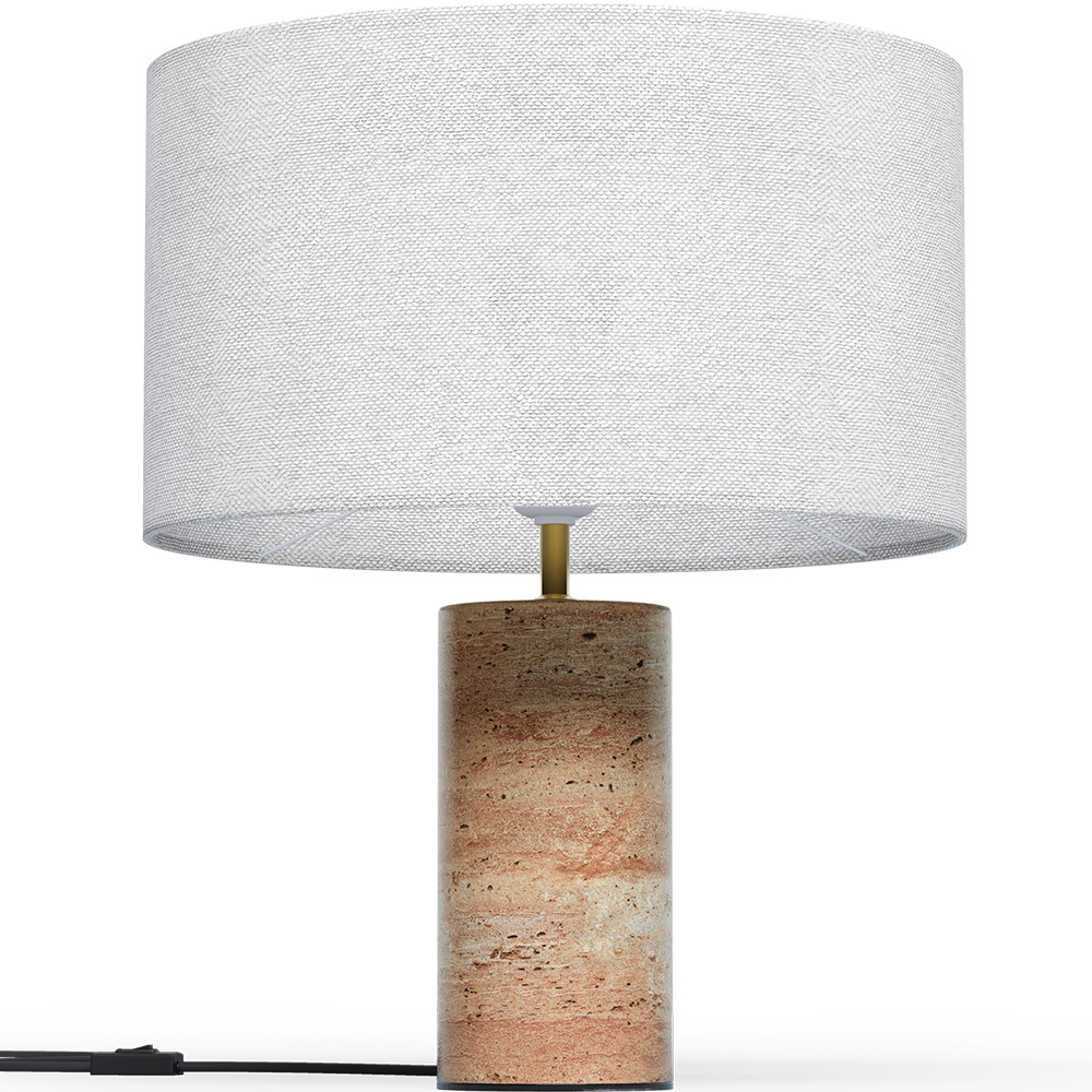  Buy Table Lamp with Marble Base - Luyer White 60663 - in the UK