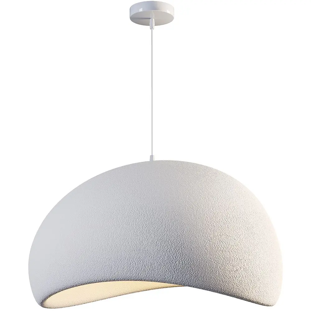  Buy Resin Pendant Lamp - 40CM - Moon White 60671 - in the UK