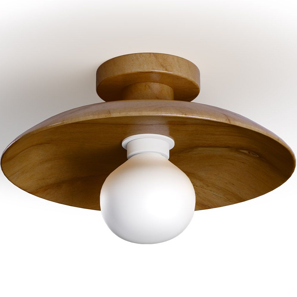  Buy Ceiling Lamp - Wooden Wall Light - Goodman Dark Brown 60675 - in the UK