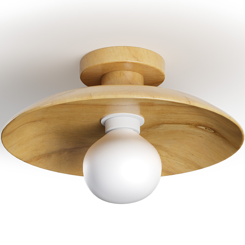  Buy Ceiling Lamp - Wooden Wall Light - Goodman Natural 60675 - in the UK