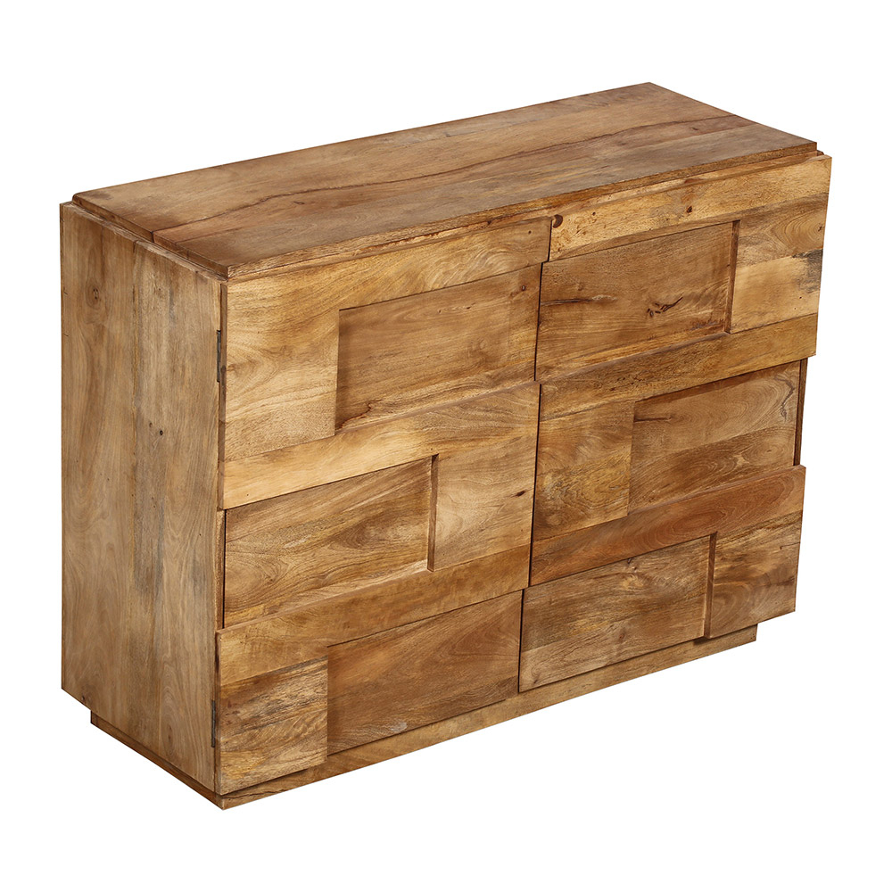  Buy Wooden Sideboard - 2 Doors - Yuka Natural wood 58882 - in the UK