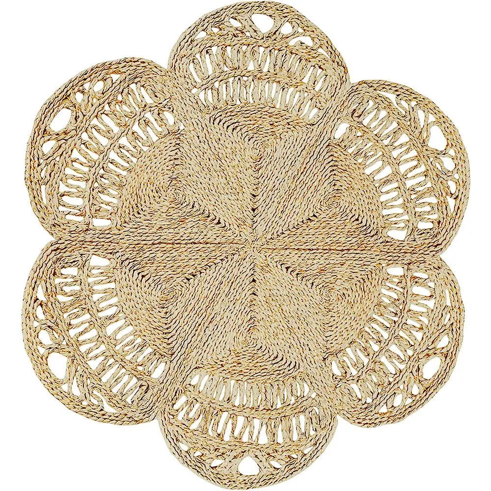  Buy Round Jute Rug - Boho Bali - 150 CM - Bacu Natural 61096 - in the UK
