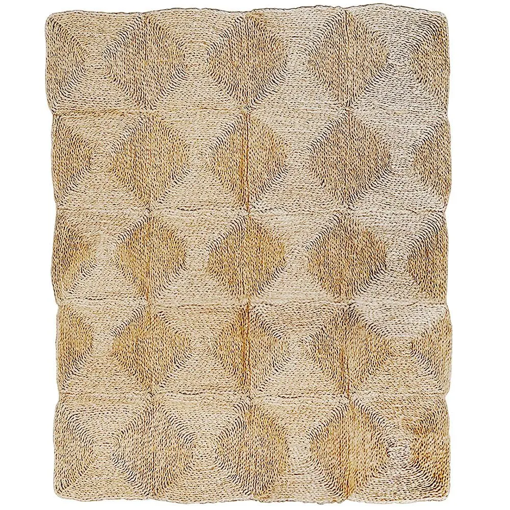  Buy Rectangular Jute Rug - Boho Bali - 120x150 CM - Dalua Natural 61098 - in the UK