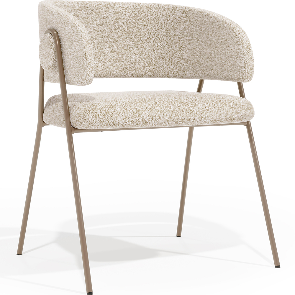  Buy Dining Chair - Upholstered in Fabric - Karen Beige 61151 - in the UK
