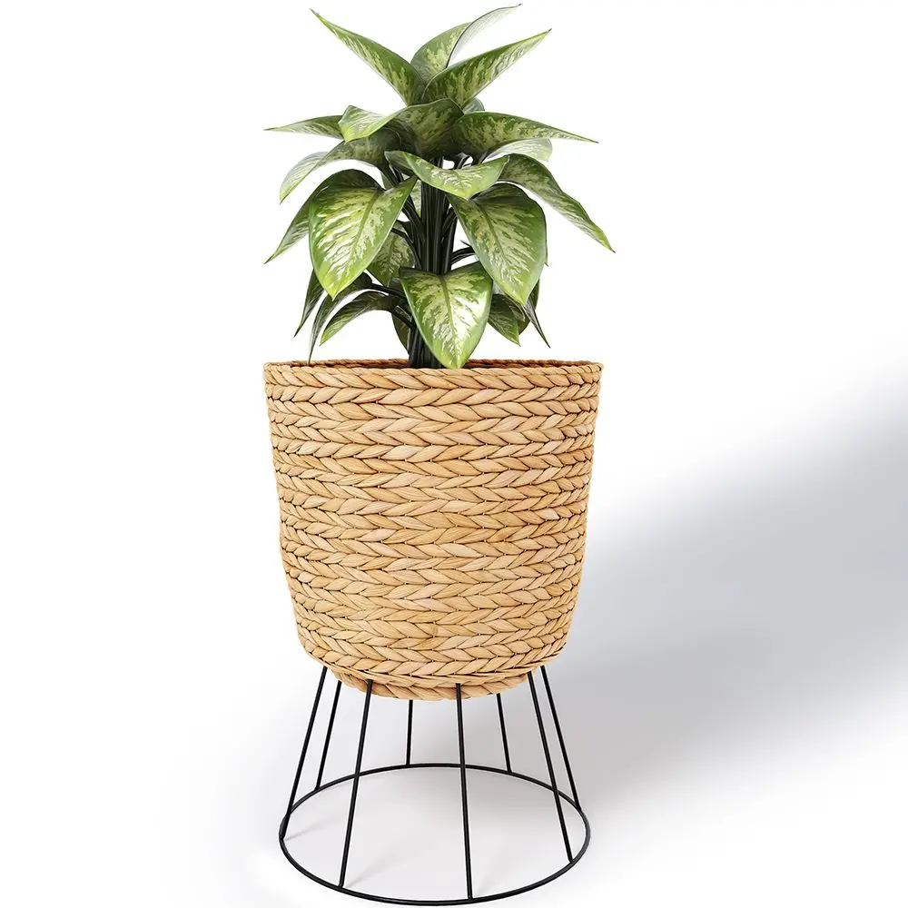  Buy Round Floor Planter - Boho Style - 46 CM - Pert Natural 61241 - in the UK