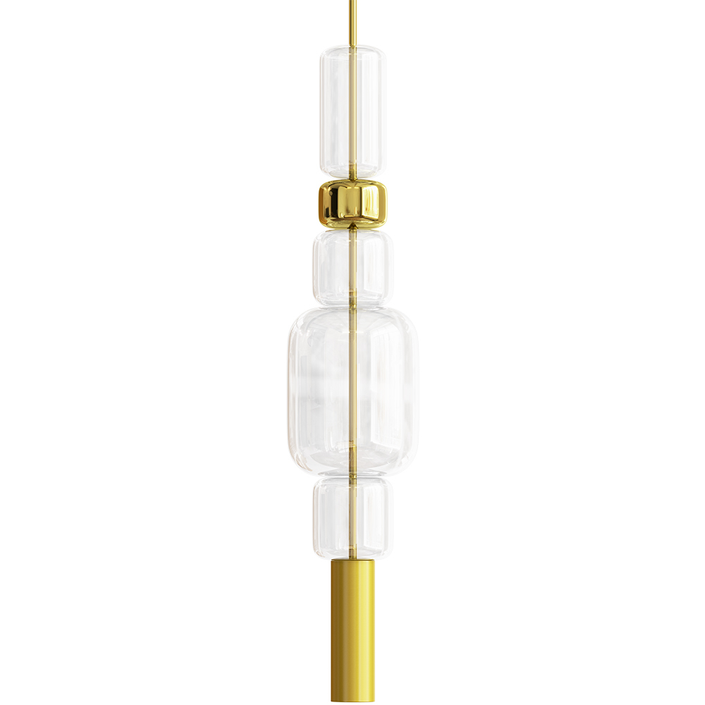  Buy Design Pendant Lamp - LED - Loraina Gold 61253 - in the UK