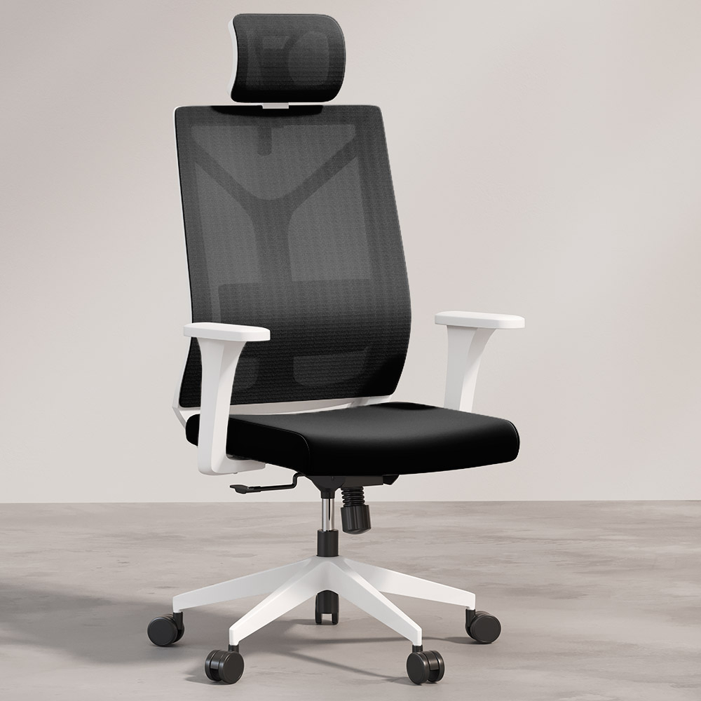  Buy Ergonomic Office Chair with Wheels and Armrests - Sembra Black 61280 - in the UK