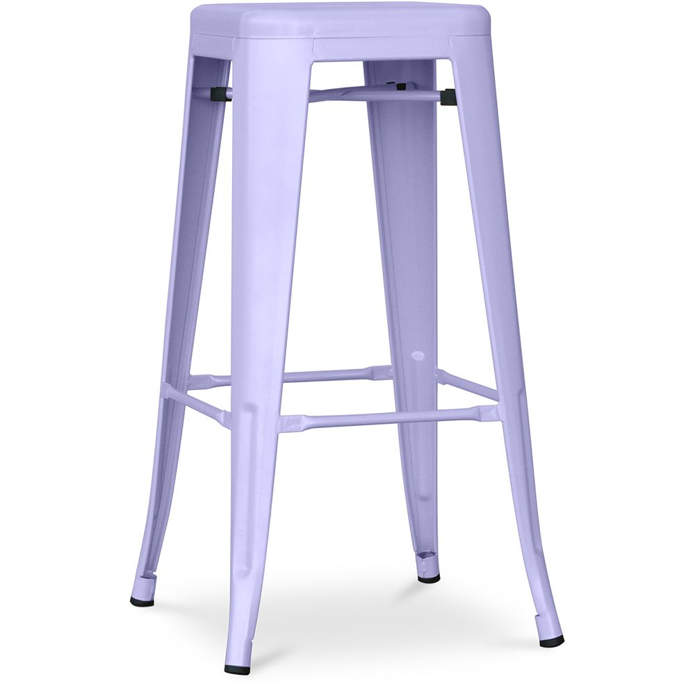  Buy Bistrot Metalix Stool - Matte Metal - 76cm Lavander 58994 - in the UK