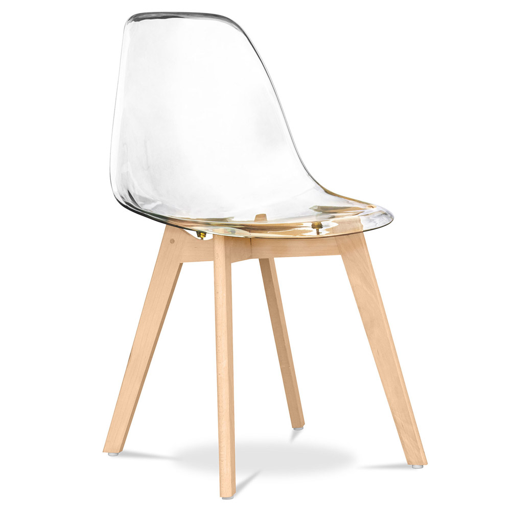  Buy Dining Chair Transparent Scandinavian Design - Sely  Transparent 58592 - in the UK
