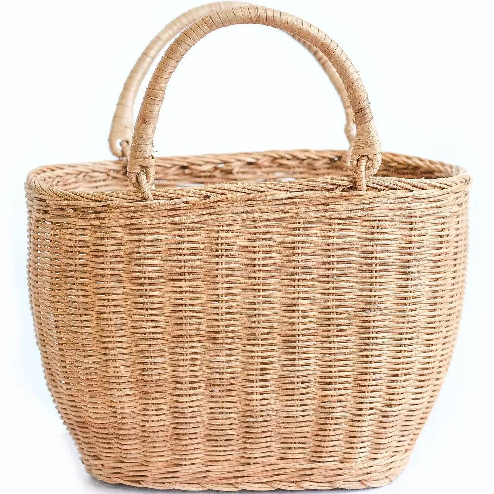  Buy Rattan Basket with Handles - Frinay Natural 61318 - in the UK