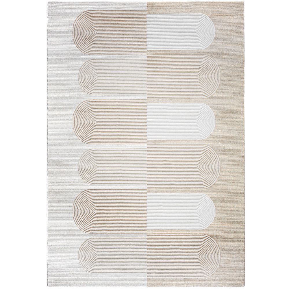  Buy Rug Large Contemporary Modern Design - Beige (290x200 cm) - Furna Beige 61360 - in the UK