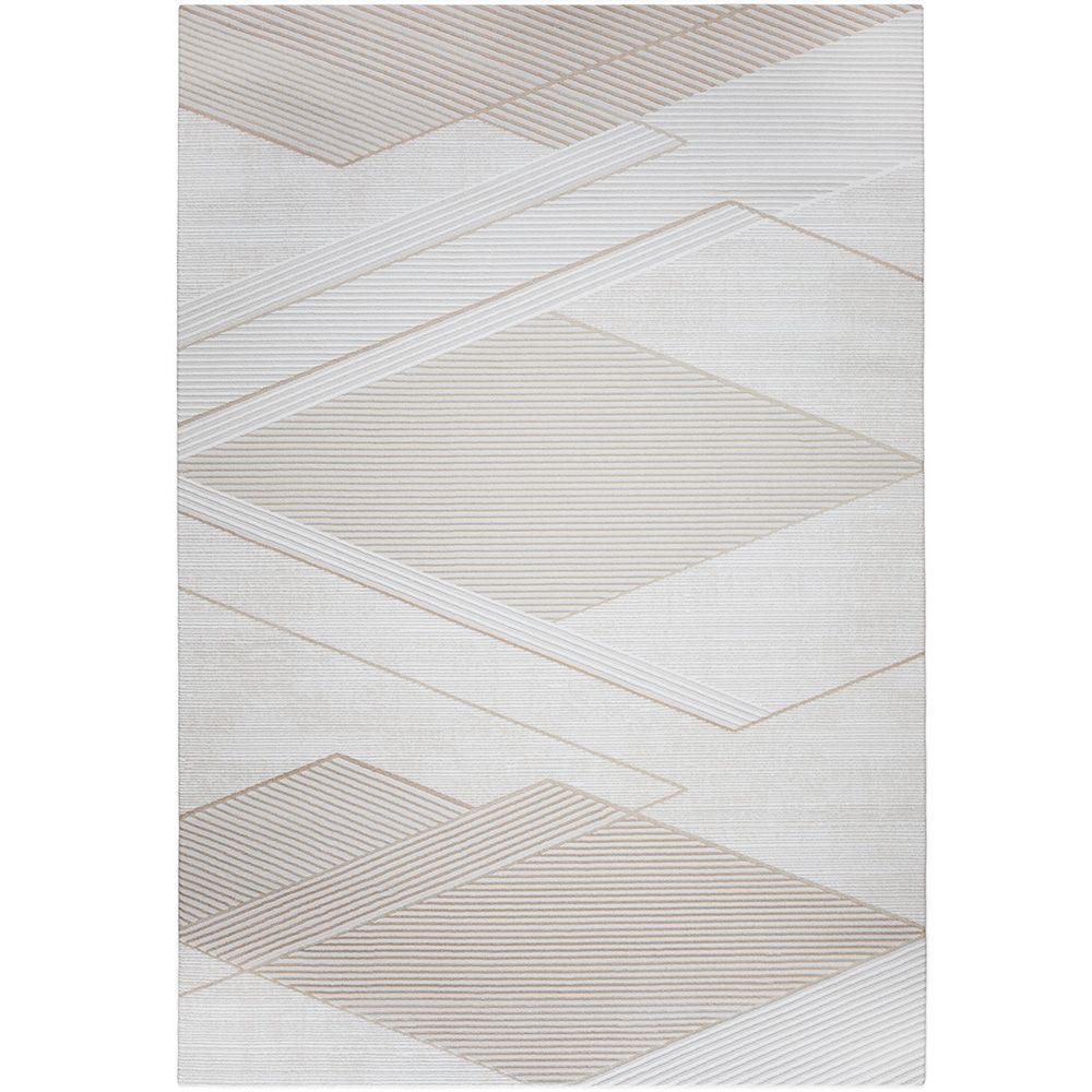  Buy Rug Large Contemporary Modern Design - Beige (290x200 cm) - Irida Beige 61368 - in the UK