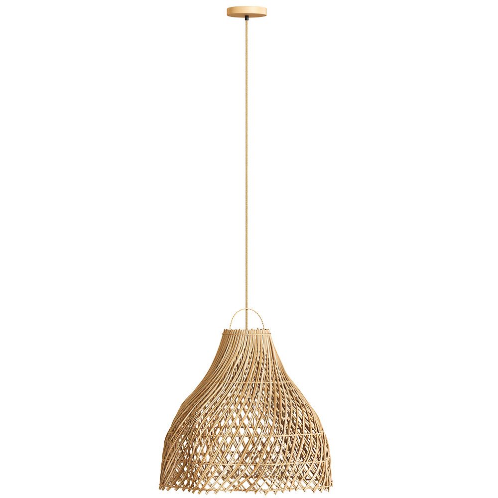  Buy Boho Style Rattan Pendant Lamp - Amra Natural 61381 - in the UK