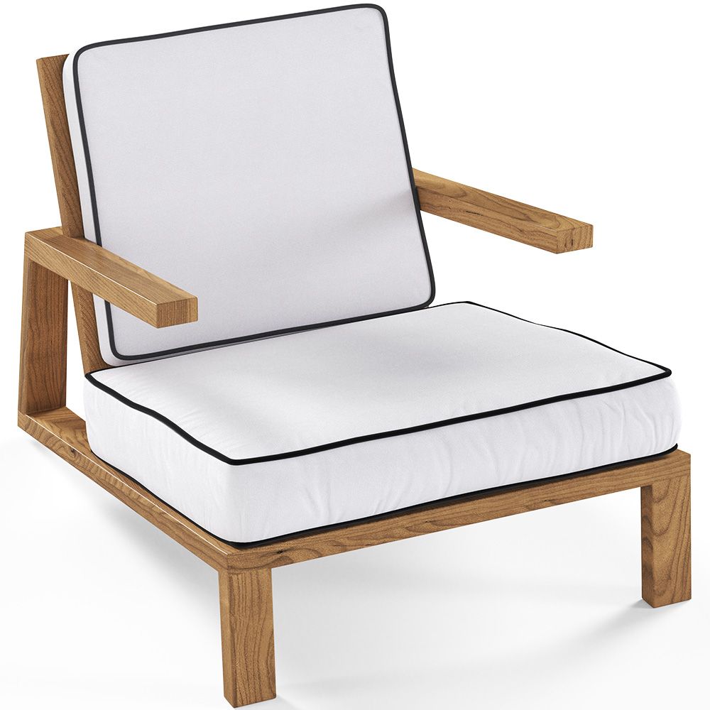 Buy Teak Outdoor Armchair - Audrey  Natural 61456 - in the UK