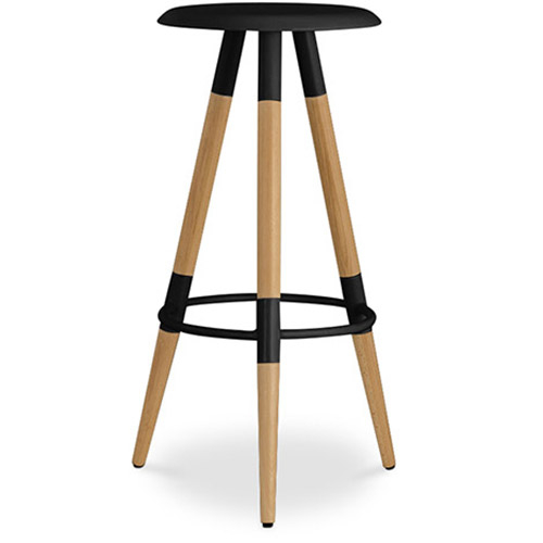  Buy Scandinavian style stool - Metal Black 59144 - in the UK