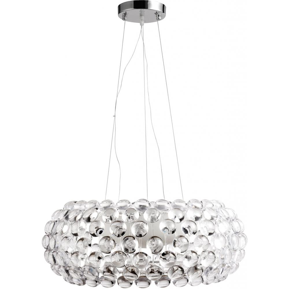  Buy Crystal Pendant Lamp 50cm  Transparent 53529 - in the UK