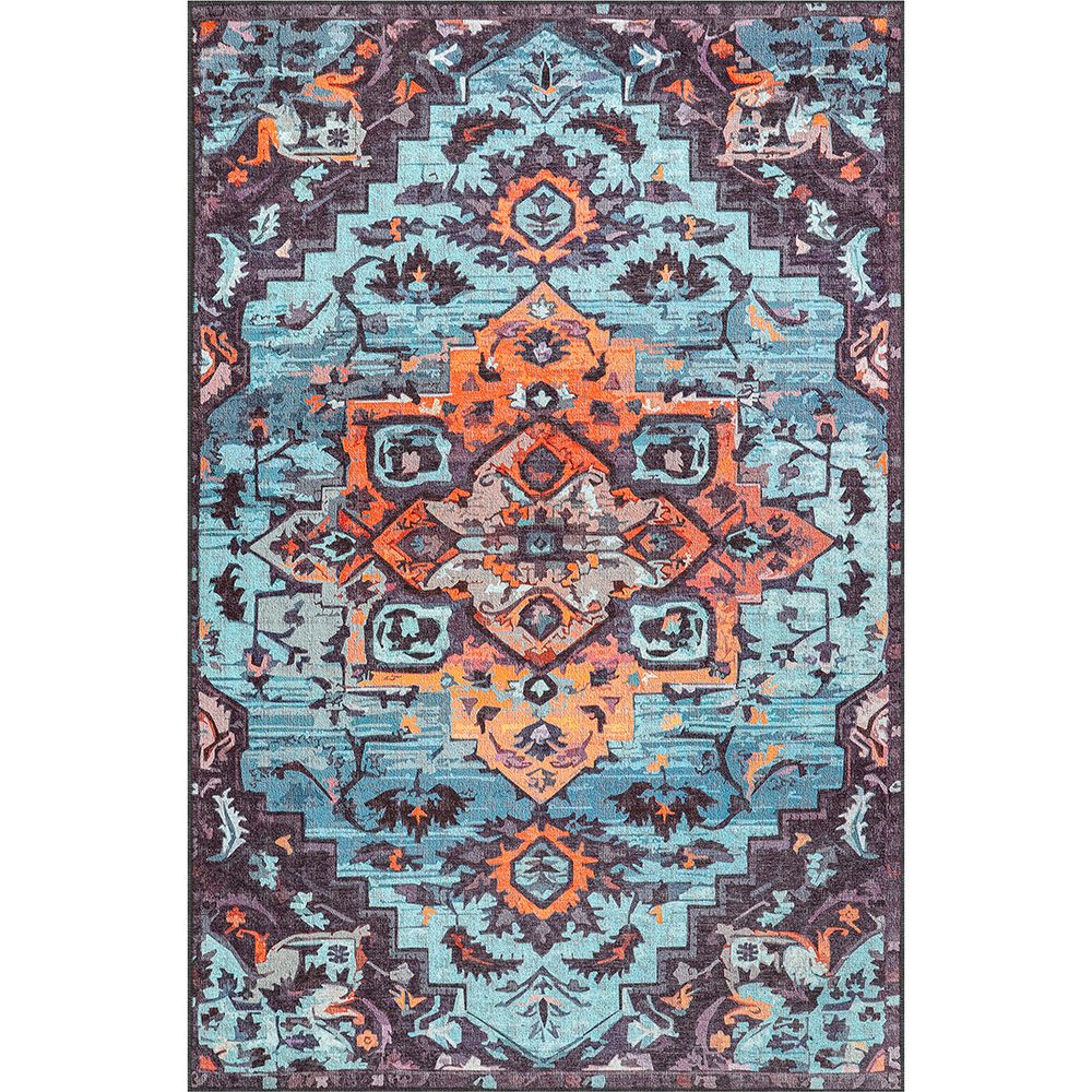  Buy Vintage Oriental Carpet - (290x200 cm) - Sylva Multicolour 61643 - in the UK