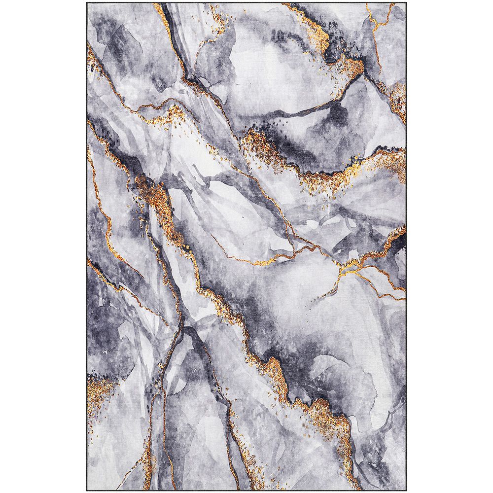  Buy Large Rug with Modern Design Marble Effect – (290x200 cm) – Calcifer Multicolour 61649 - in the UK