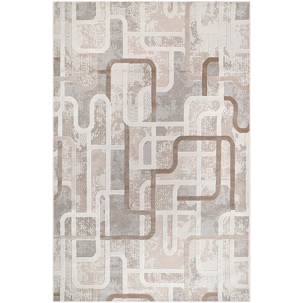  Buy Rug Large Contemporary Modern Design - Beige (290x200 cm) - Leander Beige 61680 - in the UK