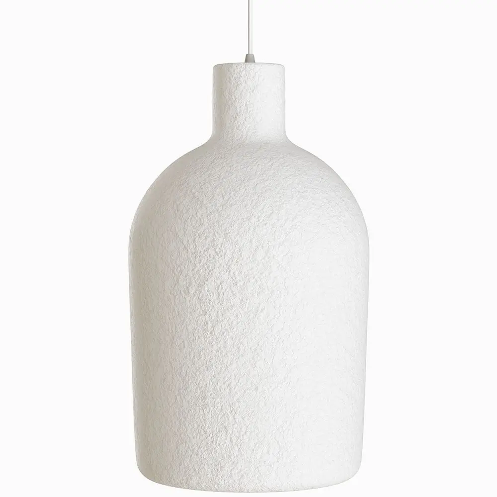  Buy Pendant lamp - Minimalist design - Stone-effect finish - Sinur II White 61739 - in the UK
