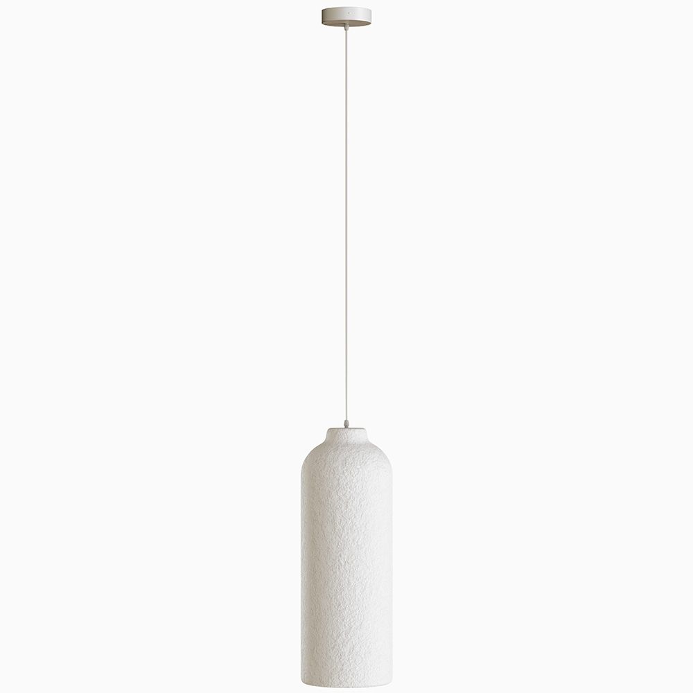  Buy Pendant lamp - Minimalist design - Stone-effect finish - Sinur III White 61740 - in the UK
