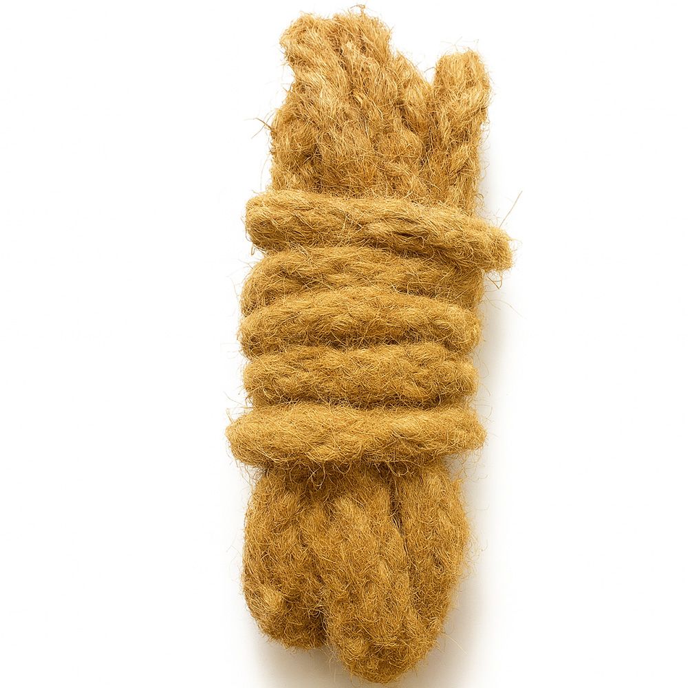  Buy Natural Coconut Fiber Rope 5 m – Ideal for Fixing Shade Sails Beige 61809 - in the UK