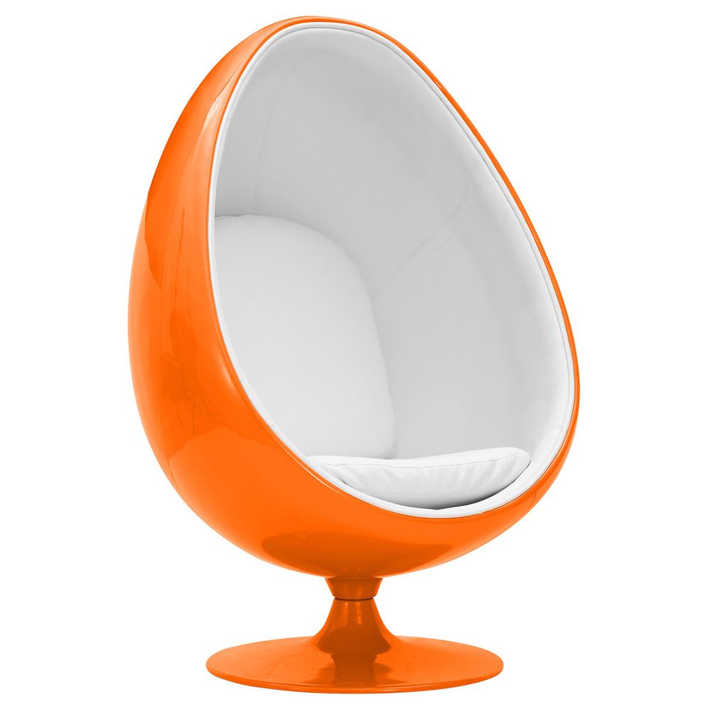  Buy Armchair Ele Chair - Coloured exterior - Fabric Light orange 59313 - in the UK