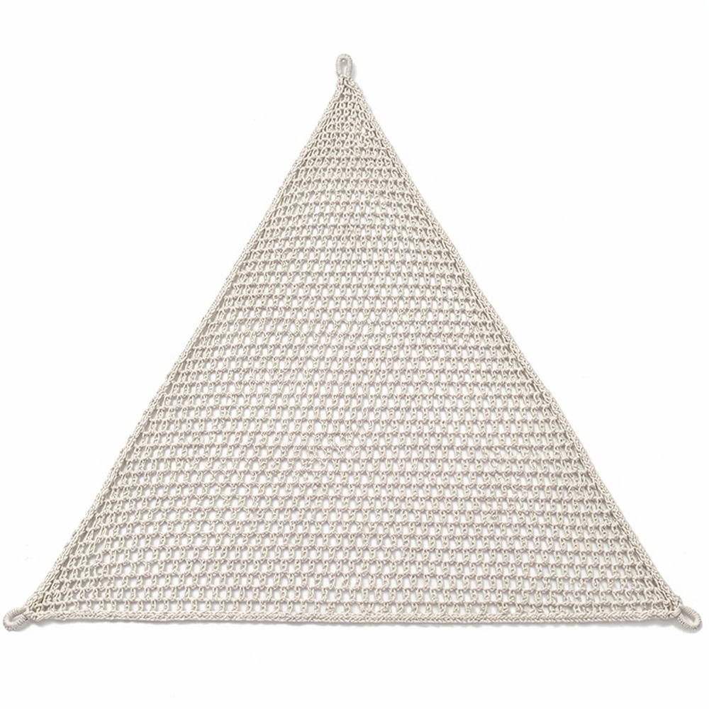  Buy Awning 2x2x2M Macramé - 100 % Natural shade sail Natural 61847 - in the UK