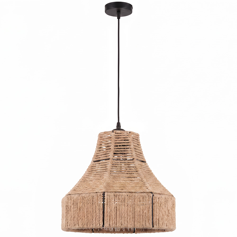  Buy Pendant Light Natural Rope and Metal – Boho Style – Handcrafted Design – Marlen Natural 61877 - in the UK