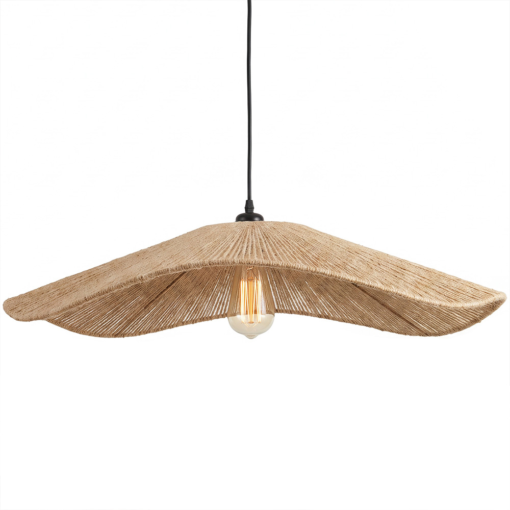  Buy Pendant Light - Natural Rope Boho Style – Modern Handcrafted Design - Resbo Natural 61880 - in the UK