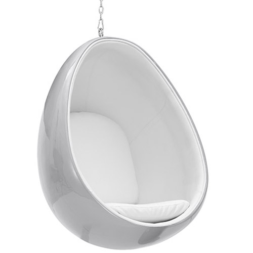  Buy Suspension Ele Chair - Coloured shell - Fabric Light grey 59352 - in the UK
