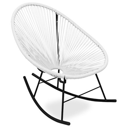  Buy Acapulco Rocking Chair - Black legs  White 59411 - in the UK