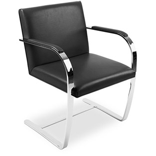  Buy Bruno design office Chair  - Premium Leather Black 16808 - in the UK