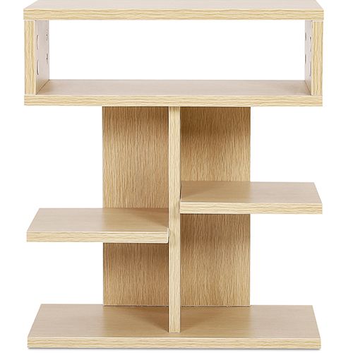  Buy Scandinavian style low shelf with 5 compartments - Wood Natural wood 59644 - in the UK