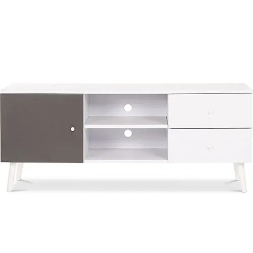  Buy Wooden TV Stand - Scandinavian Design - Britta  Grey 59655 - in the UK