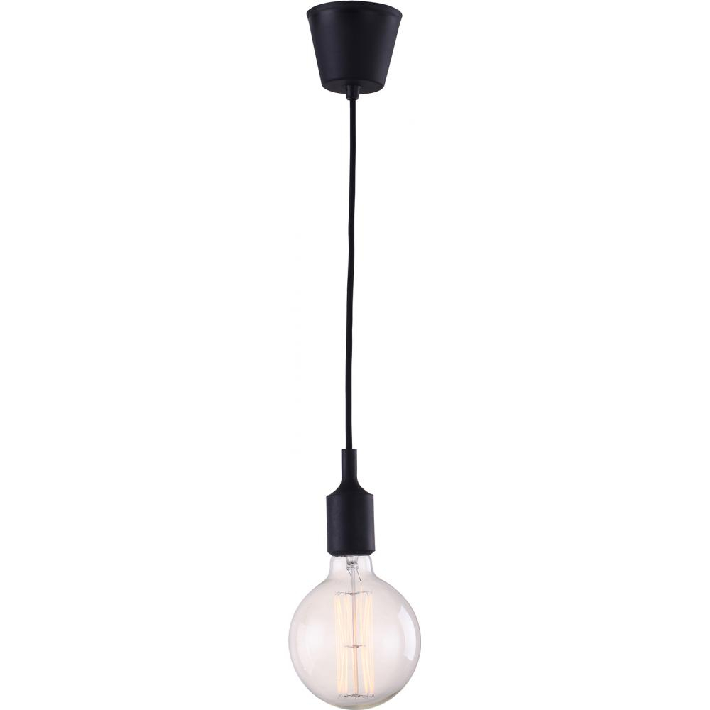  Buy Edison Bulb Pendant Lamp - Silicone Black 50882 - in the UK