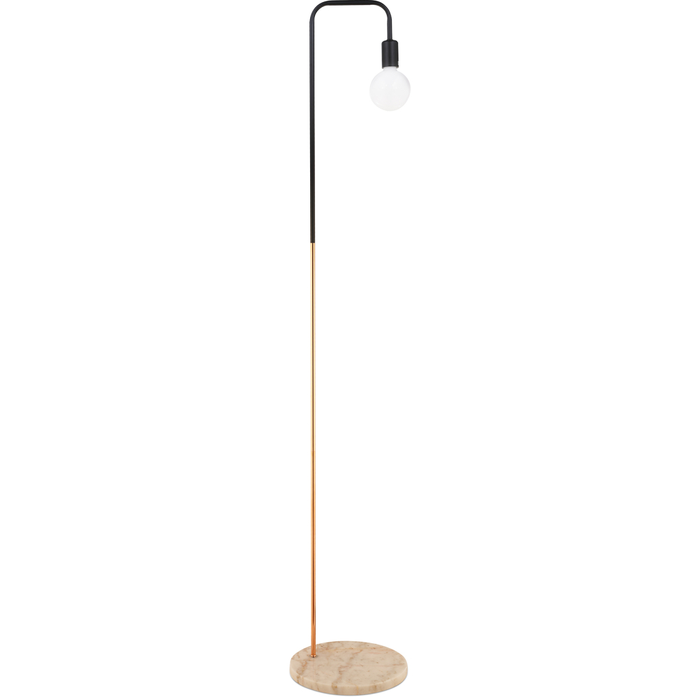  Buy Franc floor lamp - Metal and marble Chrome Rose Gold 59578 - in the UK