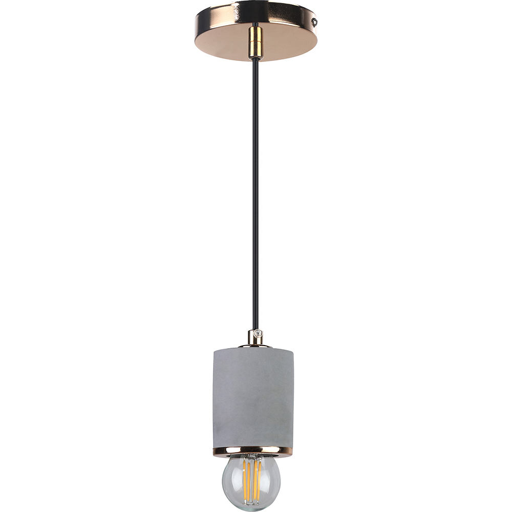  Buy Francesca hanging lamp - Metal and concrete Gold 59582 - in the UK