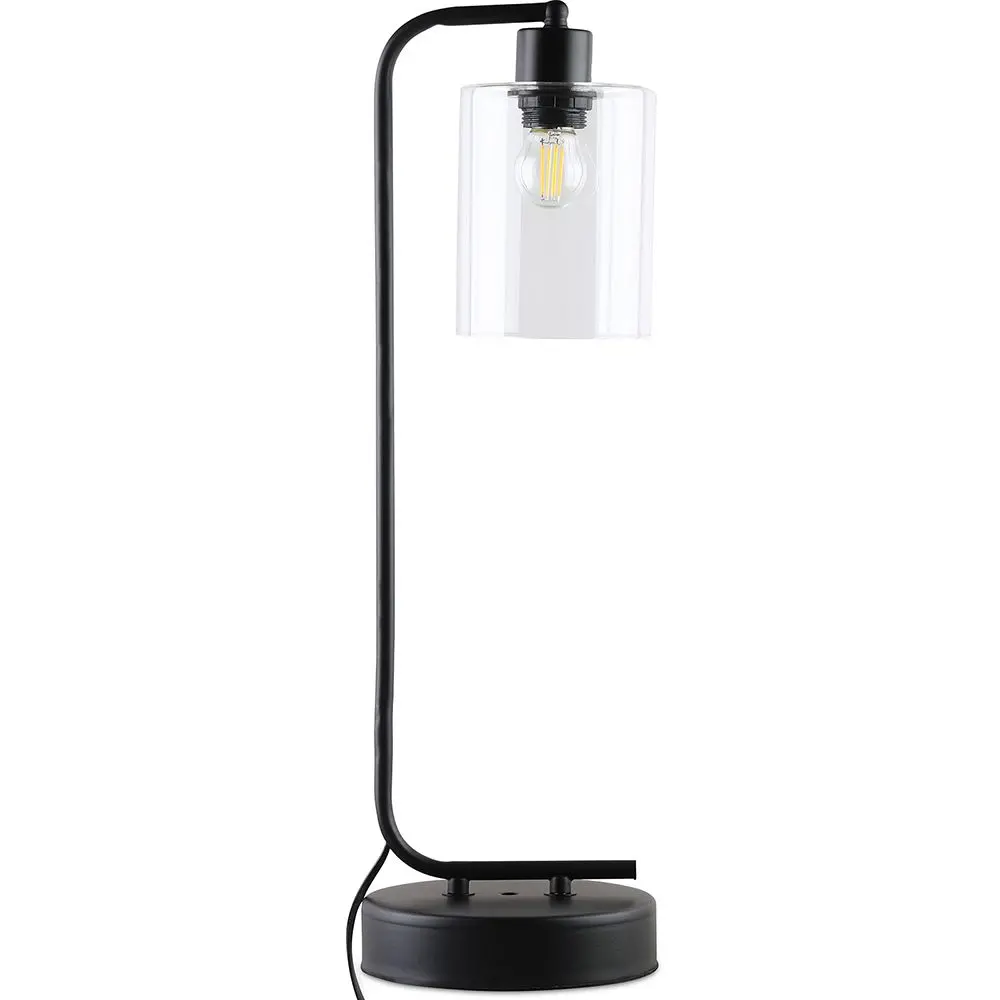  Buy Flavia desk lamp - Metal and glass Black 59583 - in the UK