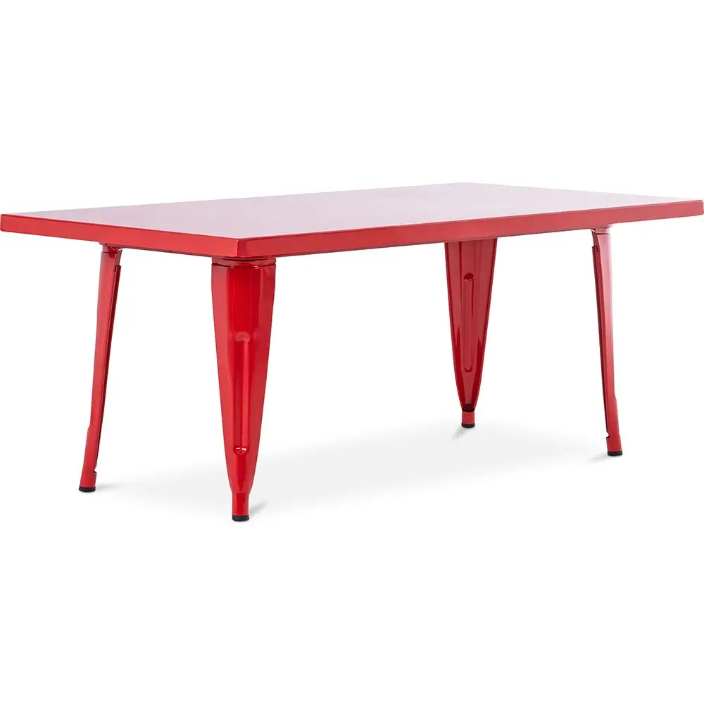  Buy Bistrot Metalix Kid Table 120 cm - Metal Red 59686 - in the UK