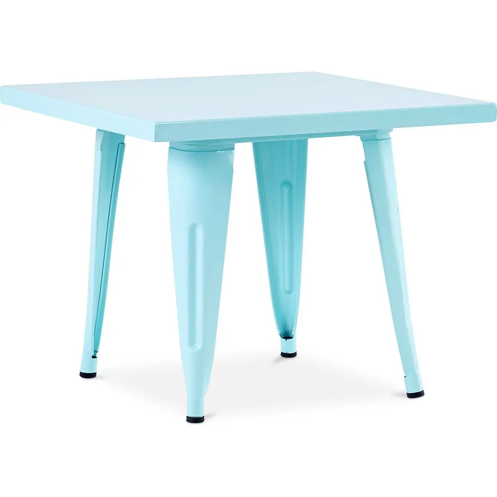  Buy Bistrot Metalix Kid Table 60 cm - Metal Aquamarine 59685 - in the UK