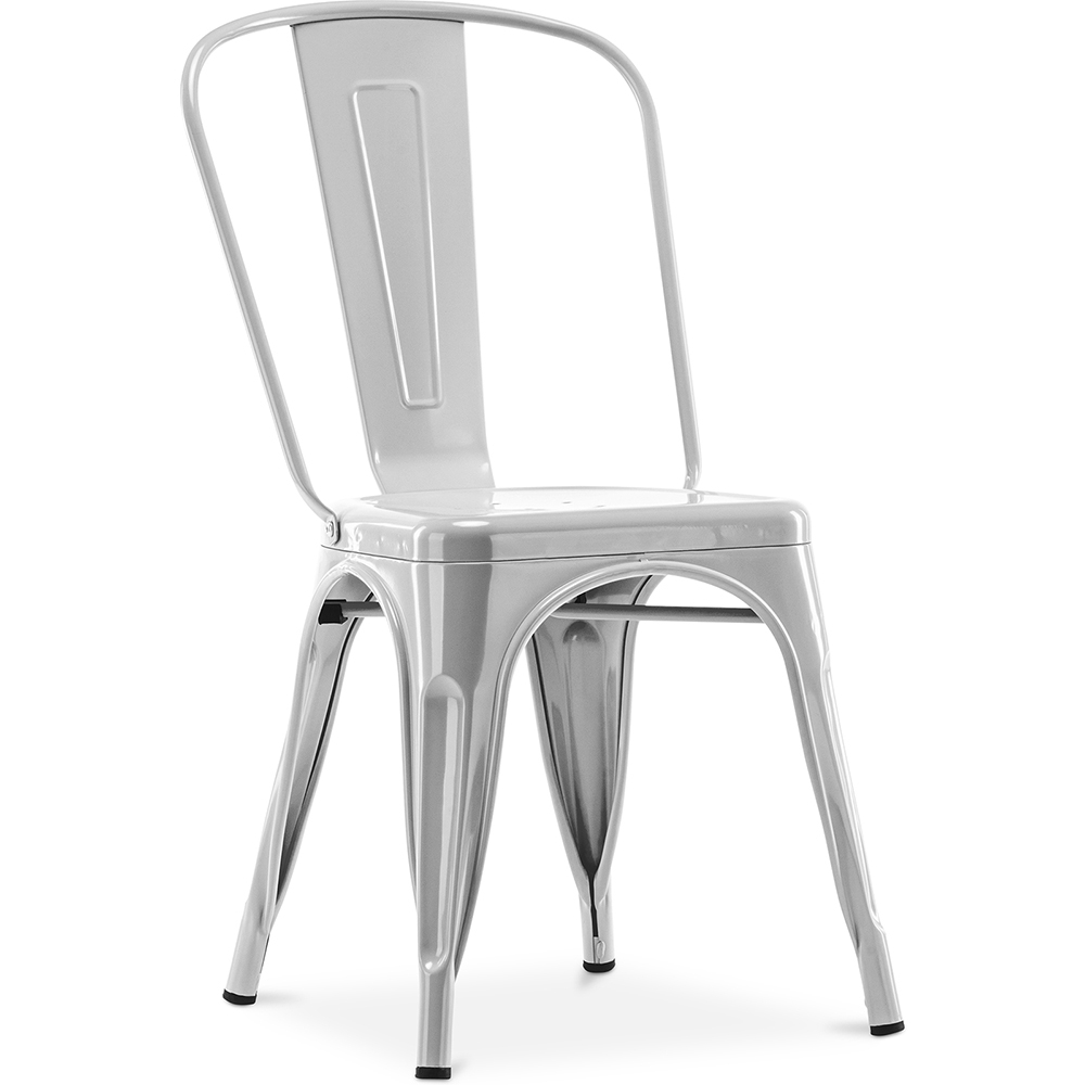  Buy Dining chair Bistrot Metalix industrial design 5Kg - New edition Steel 59802 - in the UK