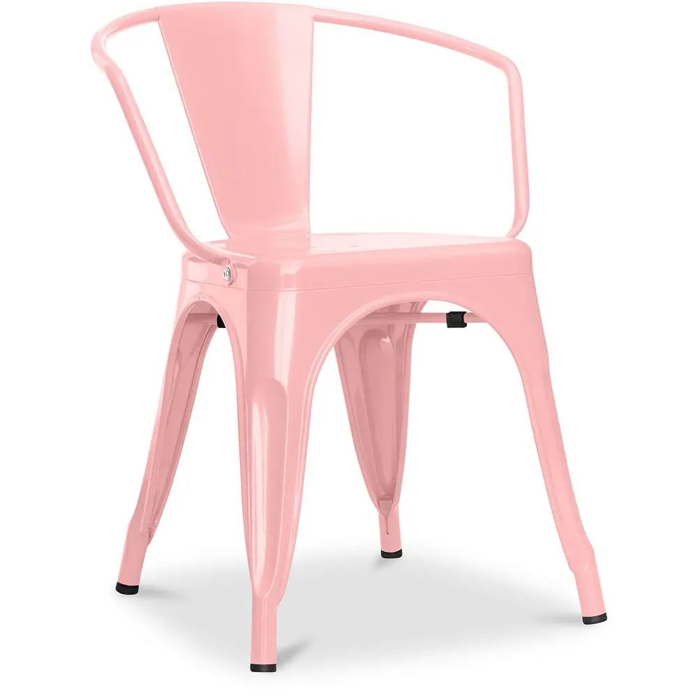  Buy  Bistrot Metalix chair with armrests New Edition - Metal Pink 59809 - in the UK
